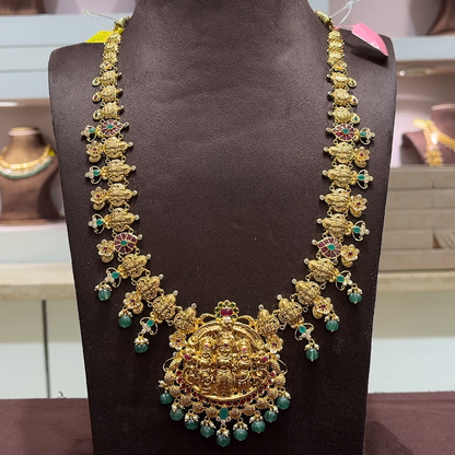 SwarnaKanchi 44.484gms HARAMS 22K Yellow Gold