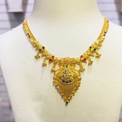 SOUTH INDIA 16.26gms NECKLACE 22K Yellow Gold