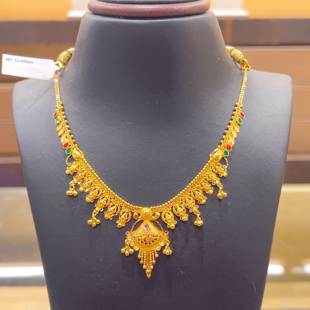 CHANDANA Brothers 12.495gms NECKLACE 22K Yellow Gold