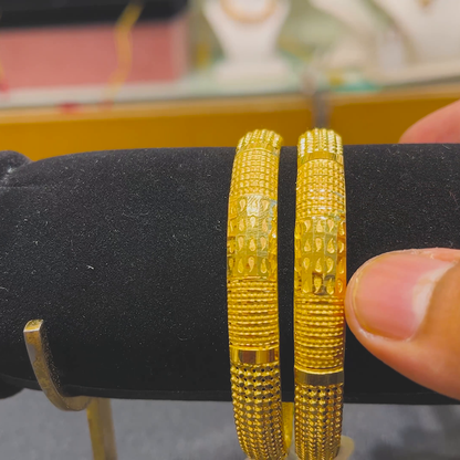 Anu Jewellers 19.424gms BANGLES 22K Yellow Gold