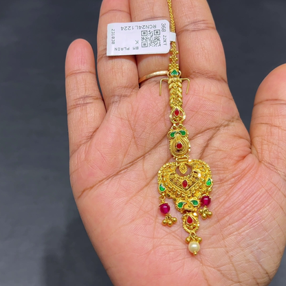 RS BROTHERS 6.565gms Papitabilla 22K Yellow Gold