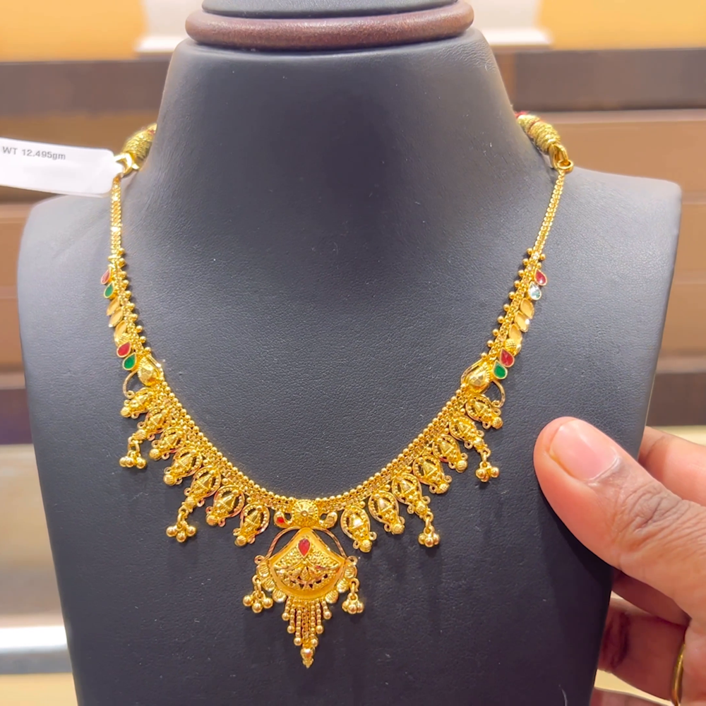 CHANDANA Brothers 12.495gms NECKLACE 22K Yellow Gold