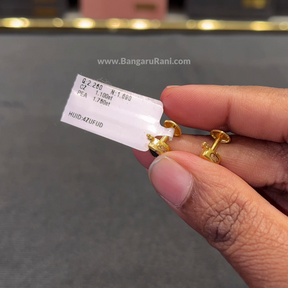 [make to order] 1.69gms EARRINGS 22K