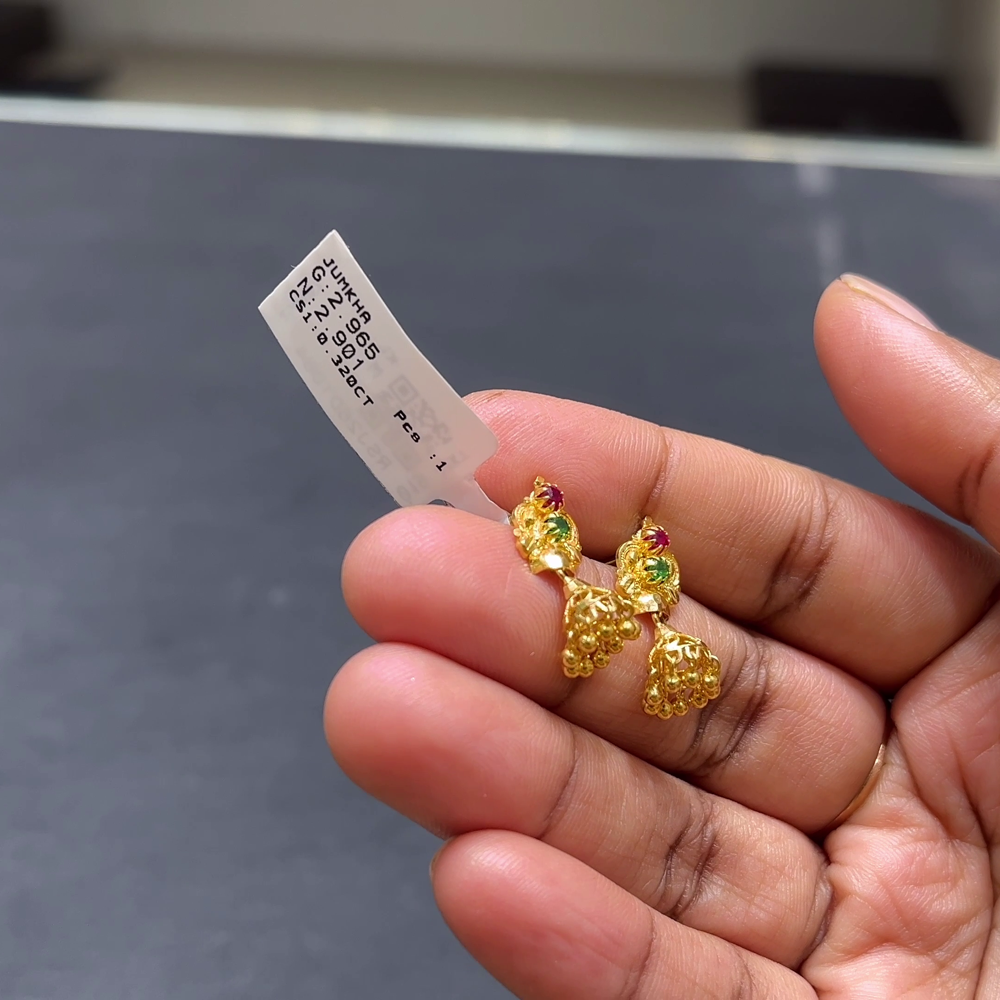 [make to order] 2.901gms EARRINGS 22K