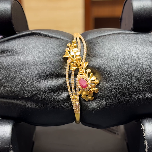 Chennai Shopping Mall 14.38gms Bracelets 22K Yellow Gold