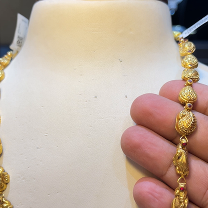 SOUTH INDIA 29.53gms HARAMS 22K Yellow Gold