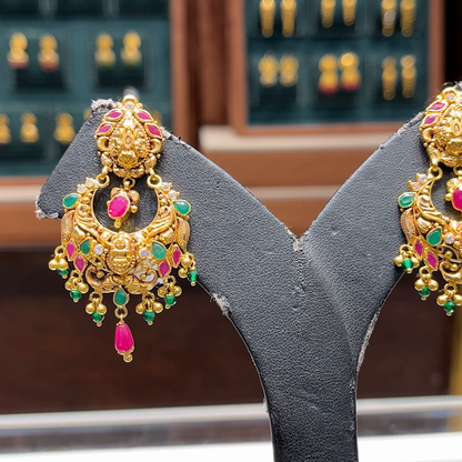 CMR 12.69gms EARRINGS 22K Yellow Gold