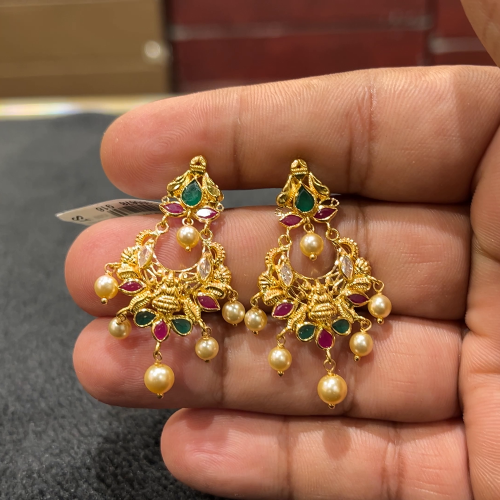 CHANDANA Brothers 5.76gms EARRINGS 22K Yellow Gold