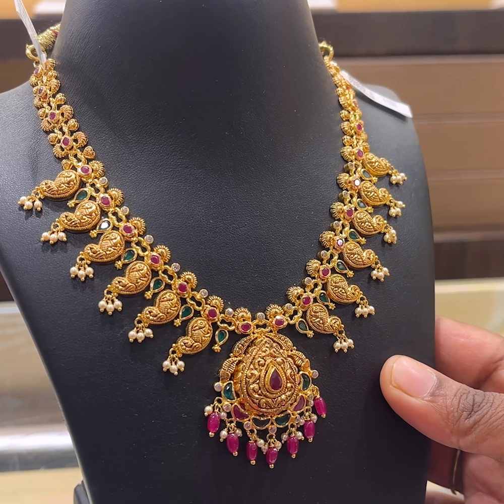 CHANDANA Brothers 19.3gms NECKLACE 22K Yellow Gold