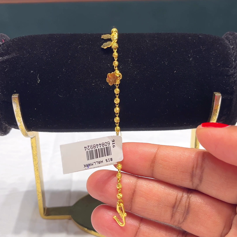 22 Carat Gold Bracelet Designs For Women Gold CMR Bracelets 22K