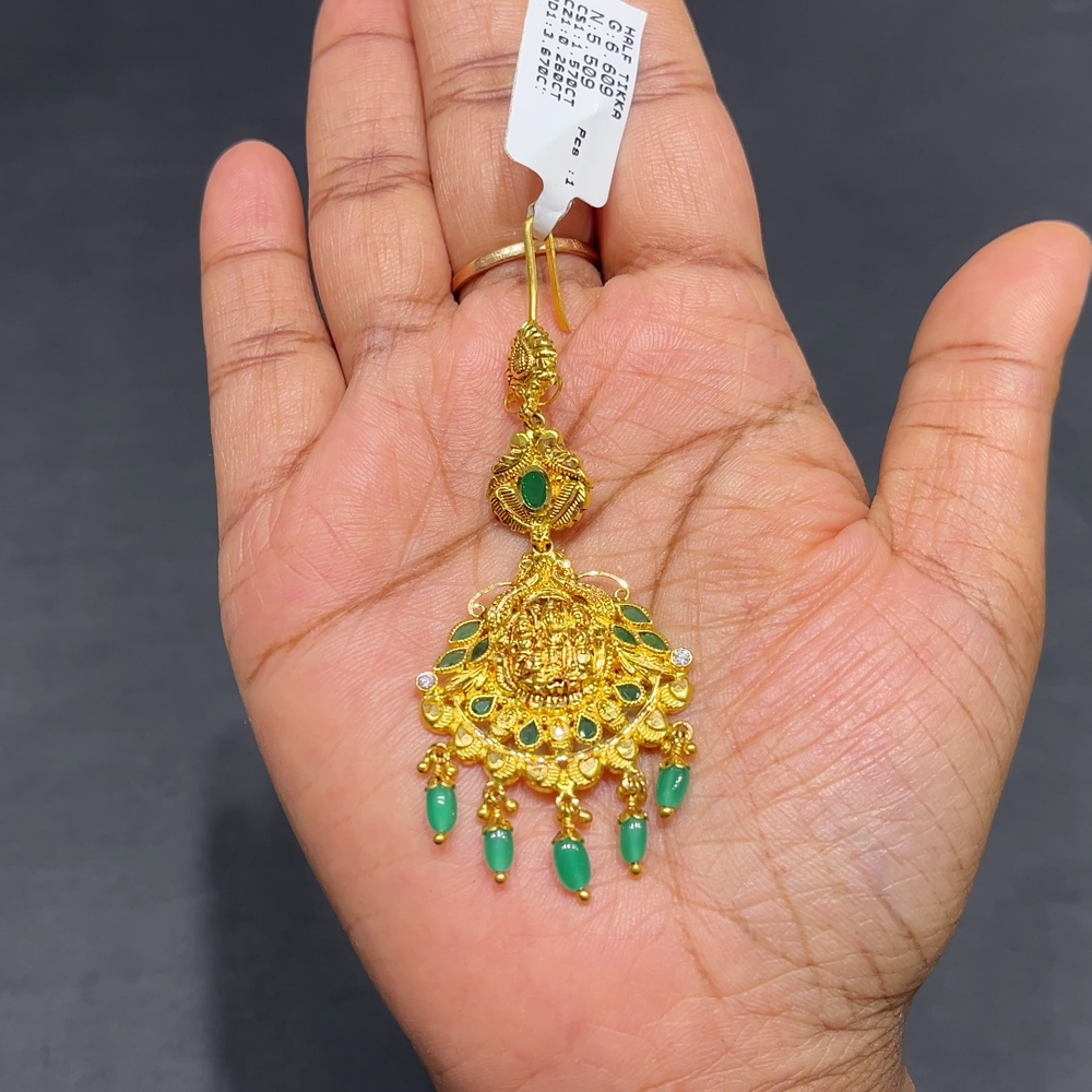 RS BROTHERS 5.509gms Papitabilla 22K Yellow Gold