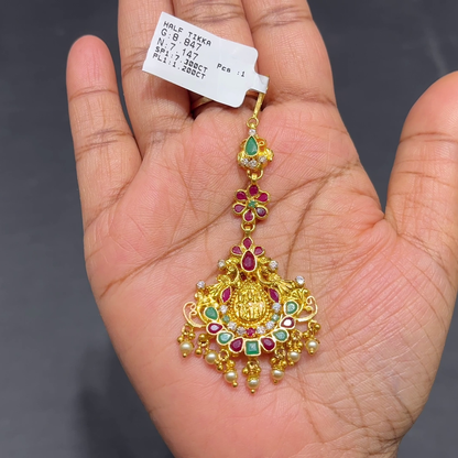 RS BROTHERS 7.147gms Papitabilla 22K Yellow Gold