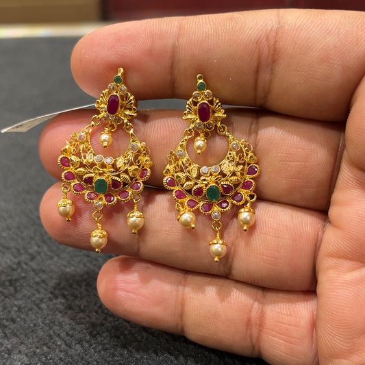 CHANDANA Brothers 7.235gms EARRINGS 22K Yellow Gold