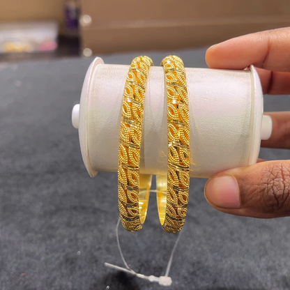 CHANDANA Brothers 32.95gms BANGLES 22K Yellow Gold