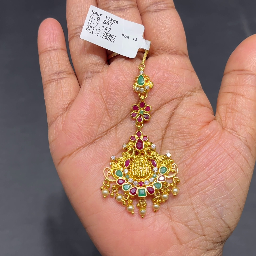 RS BROTHERS 7.147gms Papitabilla 22K Yellow Gold