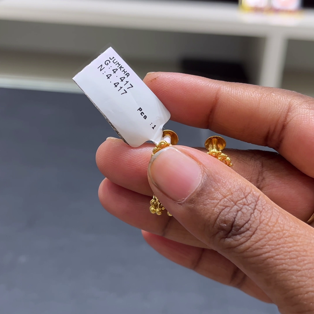 [make to order] 4.417gms EARRINGS 22K