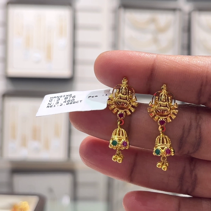 [make to order] 3.46gms EARRINGS 22K