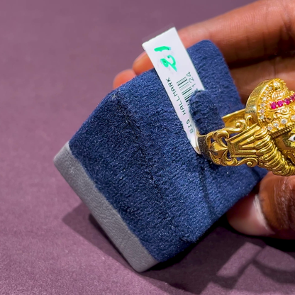 CMR 9.575gms Ring 22K Yellow Gold