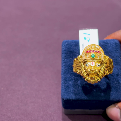 CMR 9.575gms Ring 22K Yellow Gold