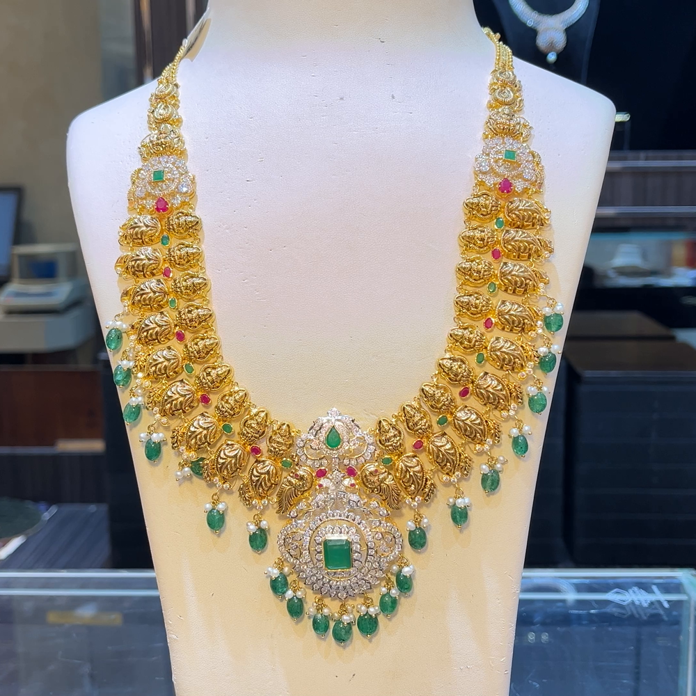 SOUTH INDIA 64.728gms HARAMS 22K Yellow Gold