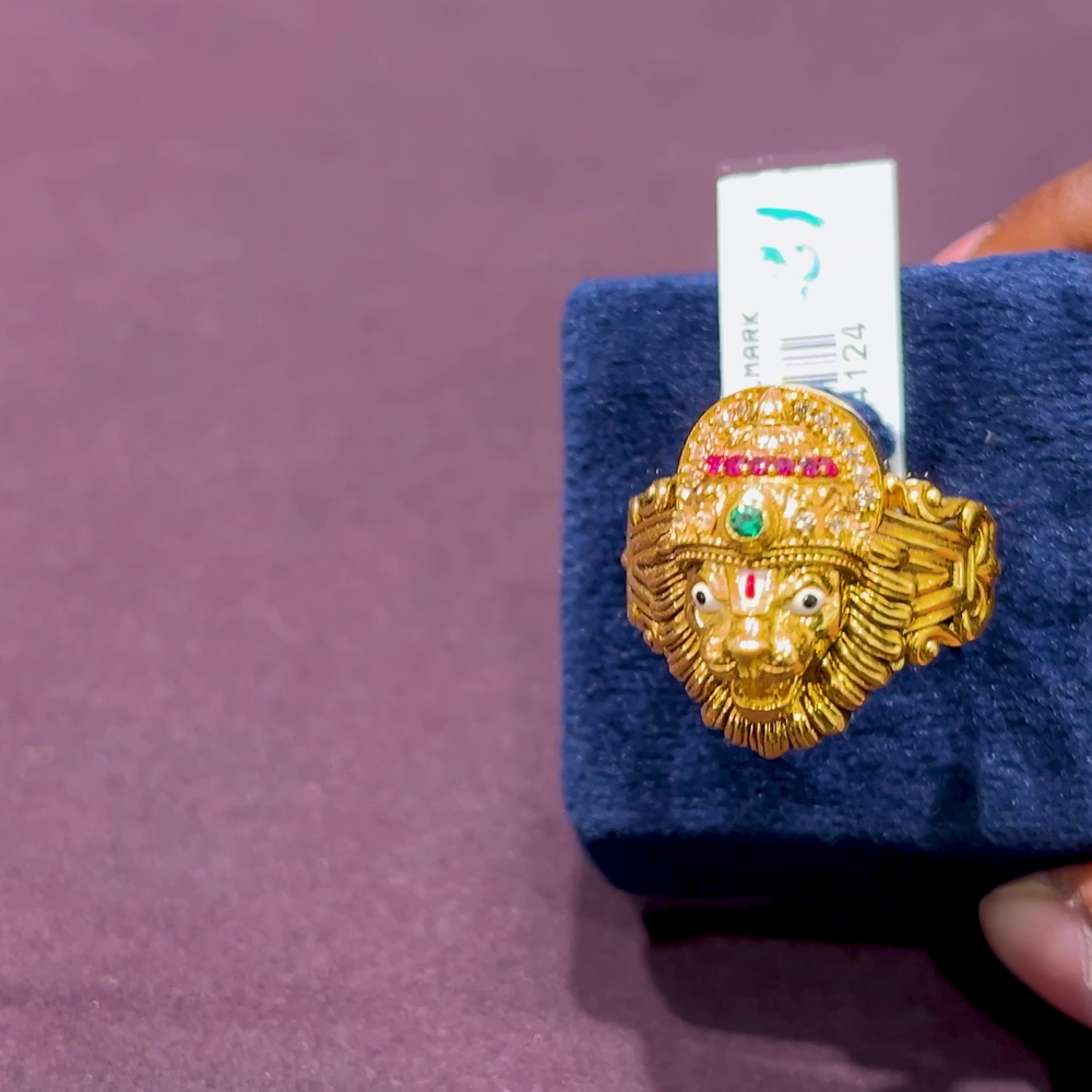 CMR 9.575gms Ring 22K Yellow Gold