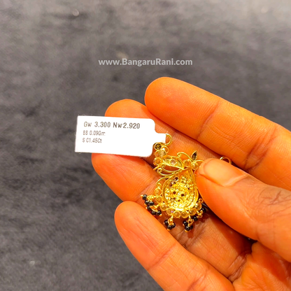 CHANDANA Brothers 2.92gms Pendent 22K Yellow Gold