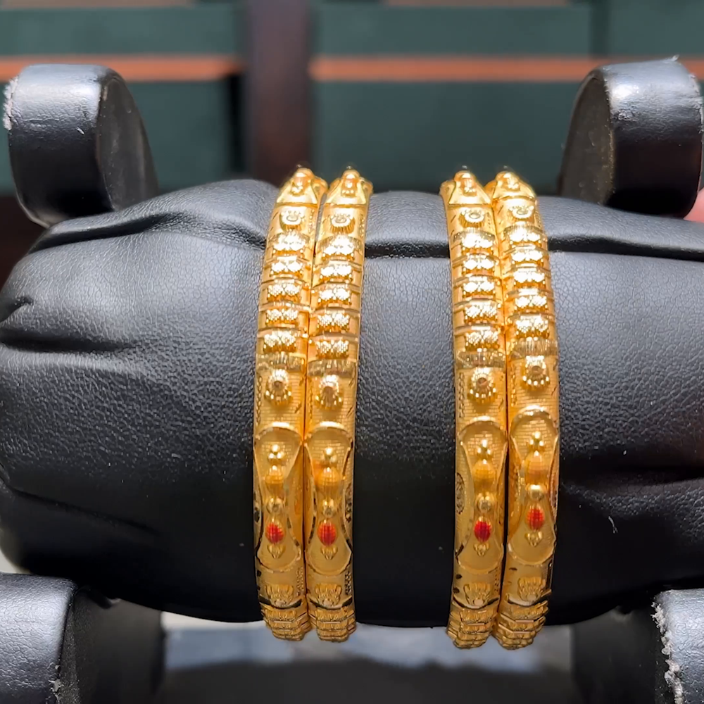 CMR 41.912gms BANGLES 22K Yellow Gold