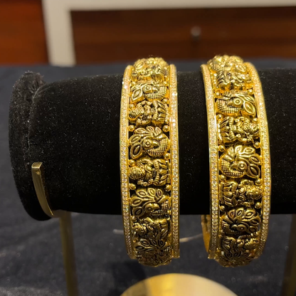 RS BROTHERS 46.43gms BANGLES 22K Yellow Gold