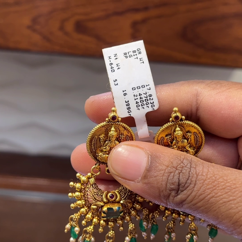 [make to order] 16.399gms EARRINGS 22K