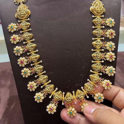 SwarnaKanchi 72.98gms HARAMS 22K Yellow Gold