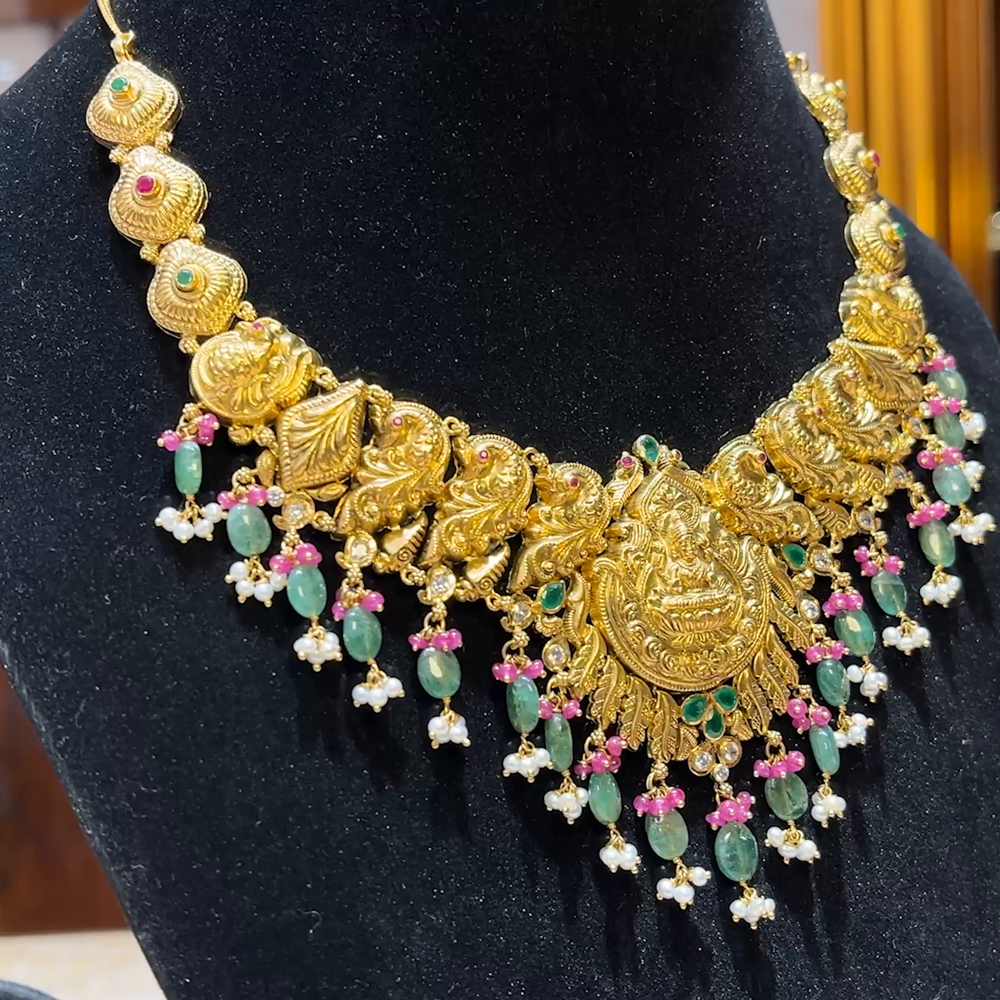 MUKUNDA JEWELLERS 34.962gms NECKLACE 22K Yellow Gold