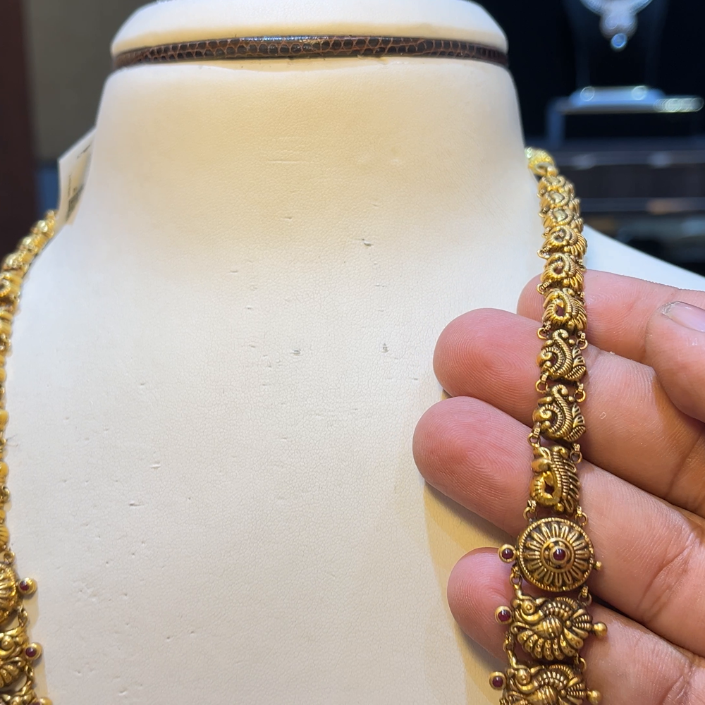 SOUTH INDIA 34.605gms HARAMS 22K Yellow Gold