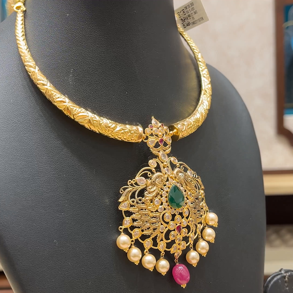 Chennai Shopping Mall 21.84gms NECKLACE 22K Yellow Gold