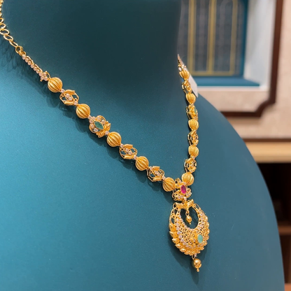 Chennai Shopping Mall 15.03gms NECKLACE 22K Yellow Gold