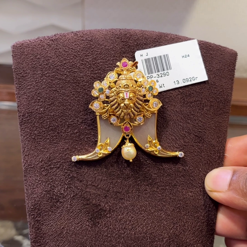 SRI RAM 13.092gms Pendent 22K Nakshi