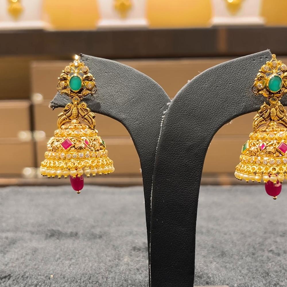 CHANDANA Brothers 22.13gms EARRINGS 22K Yellow Gold