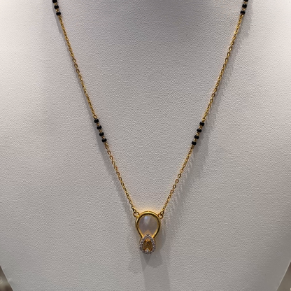 Anu Jewellers 5.835gms SHORT BLACK BEADS 22K Yellow Gold