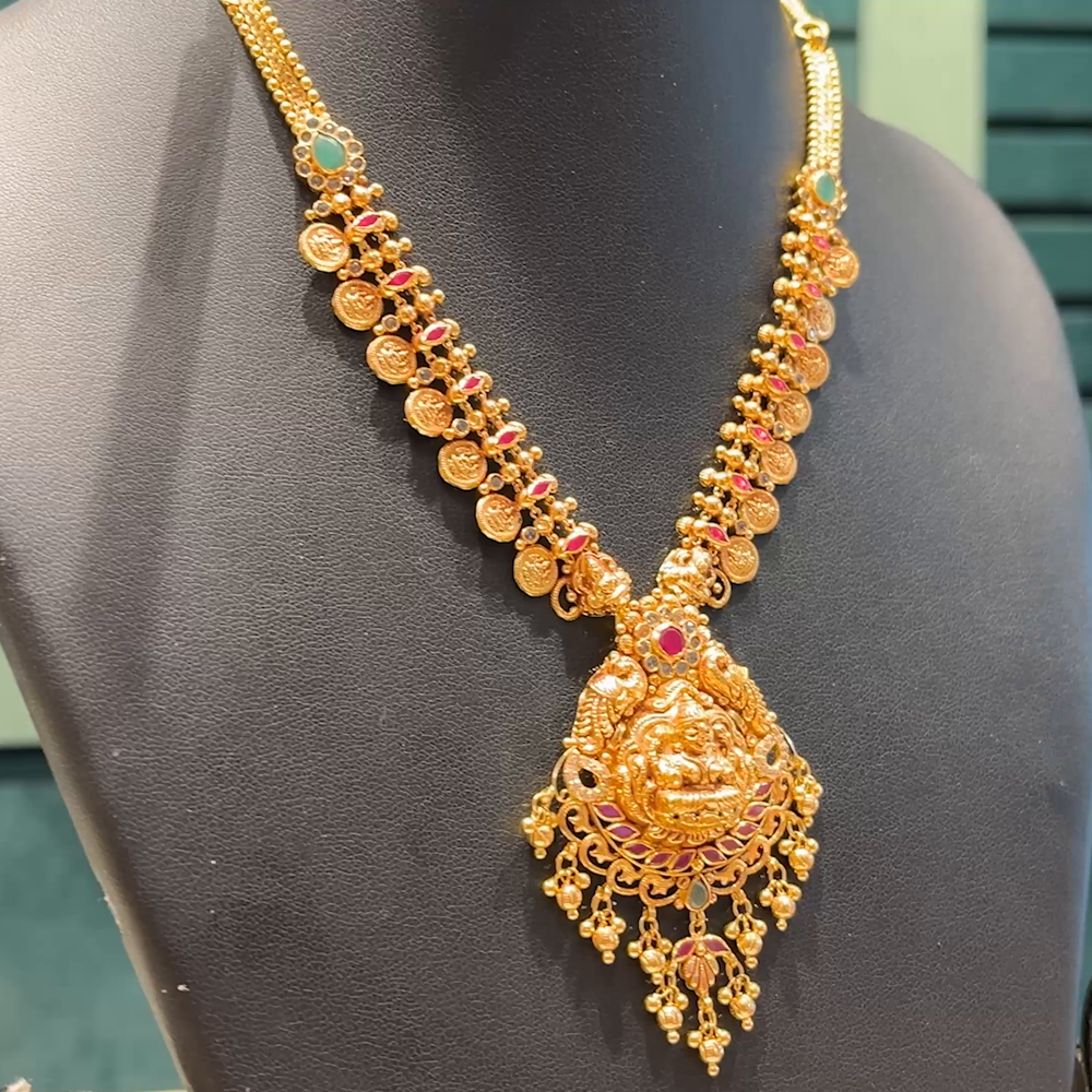 Chennai Shopping Mall 19.25gms NECKLACE 22K Antique