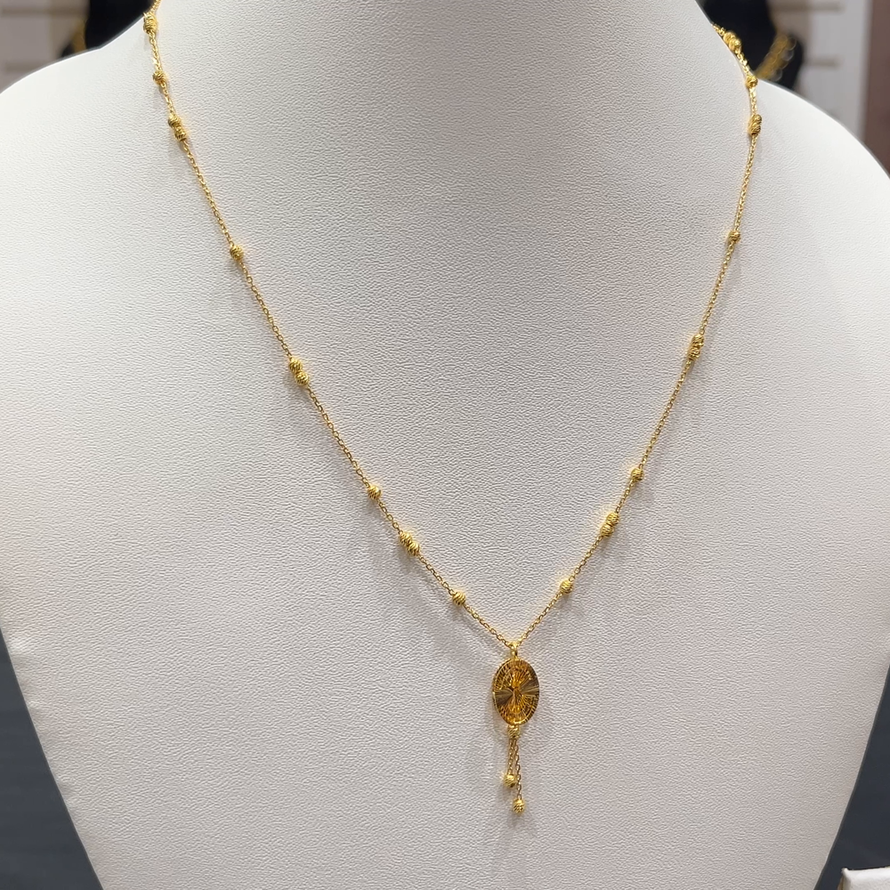 RS BROTHERS 4.84gms CHAINS 22K Yellow Gold