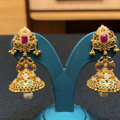 Chennai Shopping Mall 23.023gms EARRINGS 22K Yellow Gold