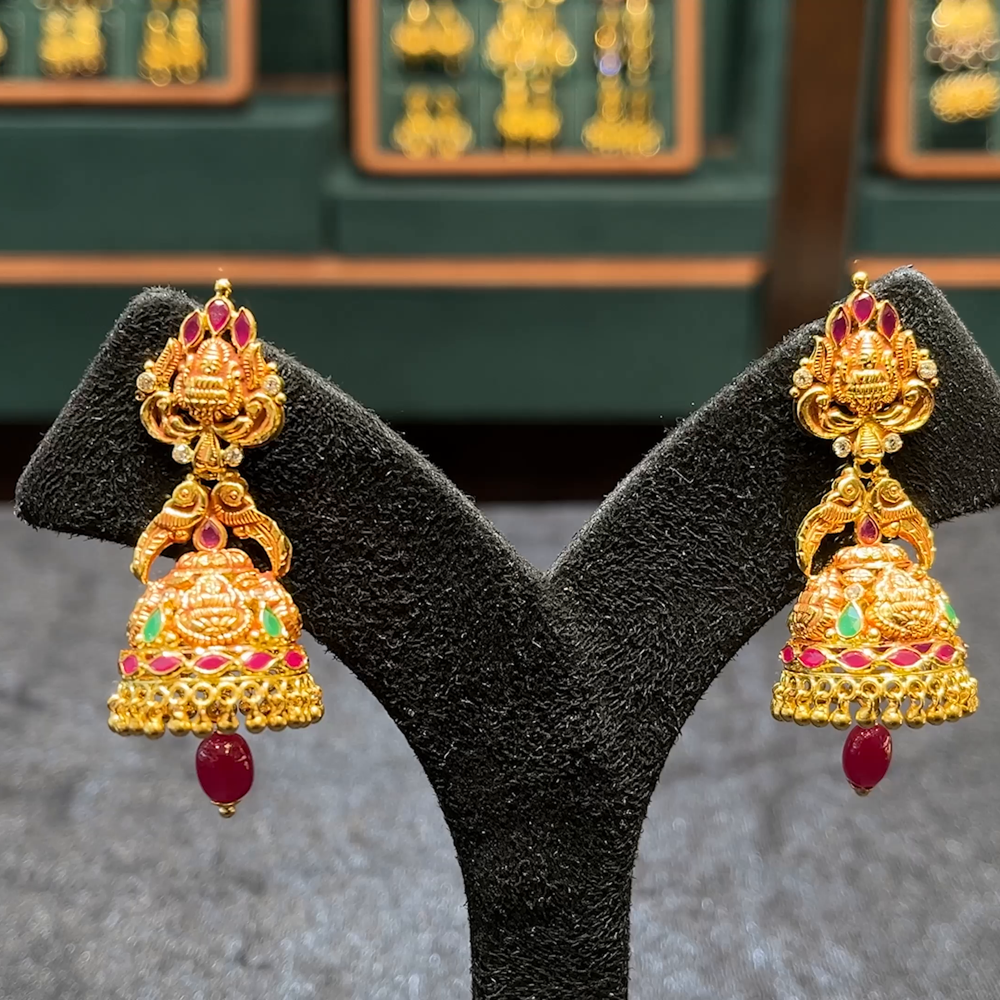 CMR 14.979gms EARRINGS 22K Yellow Gold