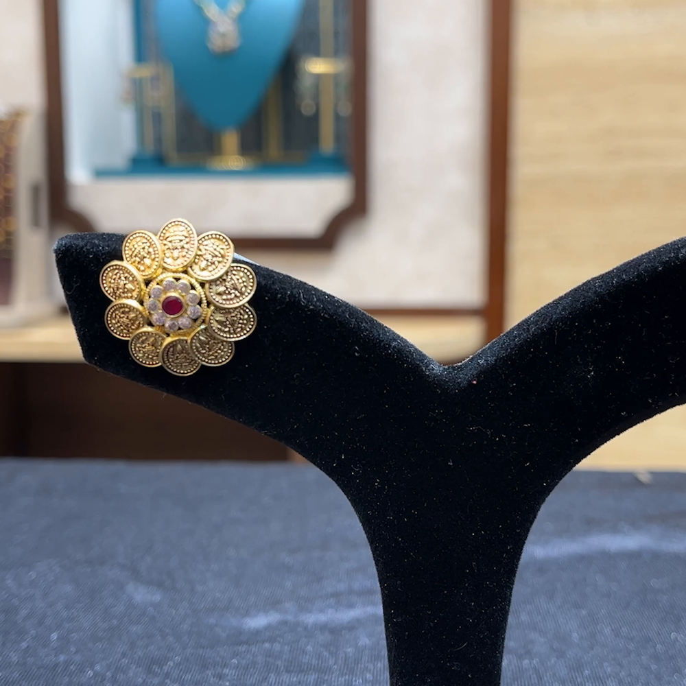 Chennai Shopping Mall 5.81gms EARRINGS 22K Yellow Gold