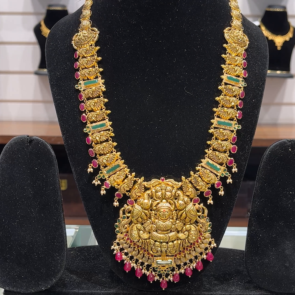 SOUTH INDIA 55.533gms HARAMS 22K Yellow Gold