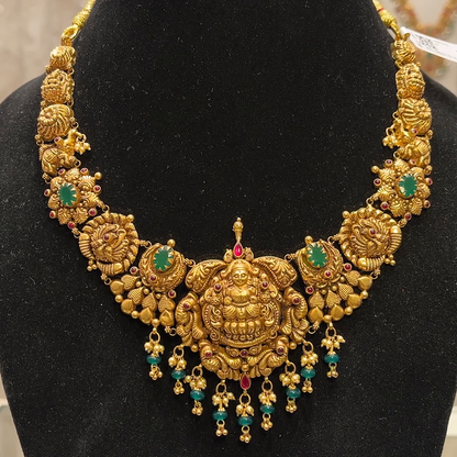 SOUTH INDIA 35.04gms NECKLACE 22K Yellow Gold