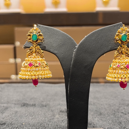 CHANDANA Brothers 22.13gms EARRINGS 22K Yellow Gold