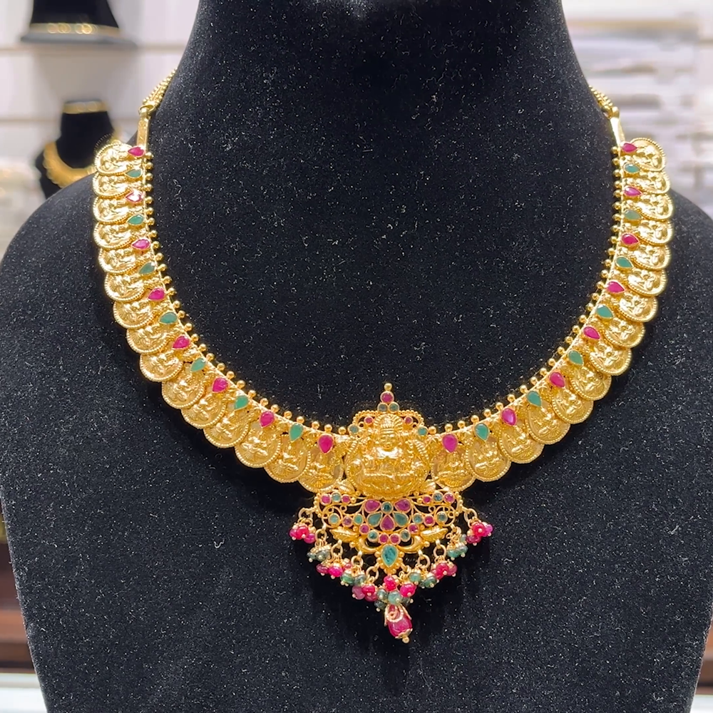 SOUTH INDIA 32.26gms NECKLACE 22K Yellow Gold