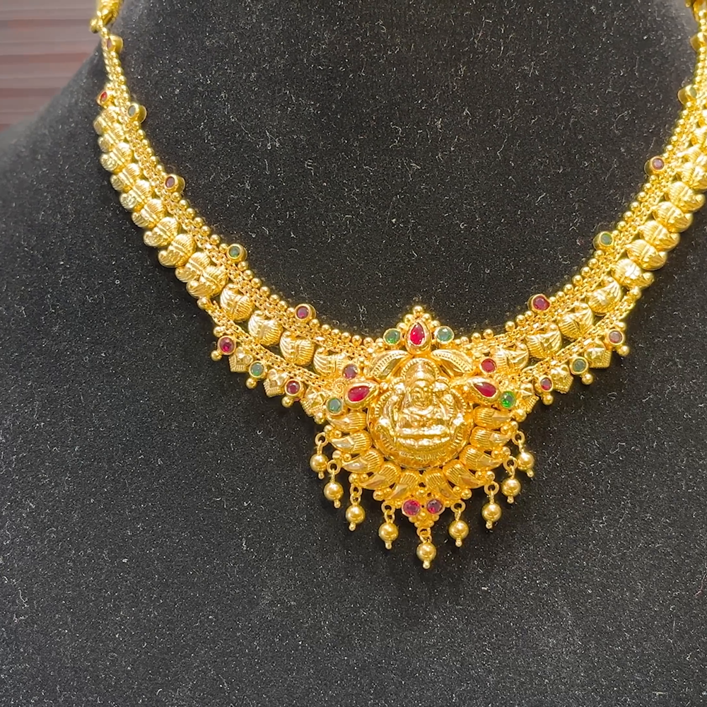 SOUTH INDIA 18.568gms NECKLACE 22K Yellow Gold