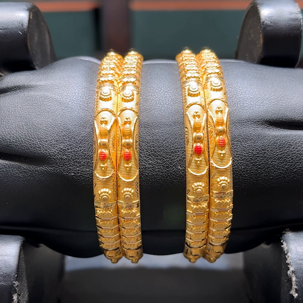 CMR 41.912gms BANGLES 22K Yellow Gold