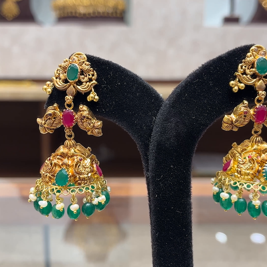 Chennai Shopping Mall 25.69gms EARRINGS 22K Yellow Gold