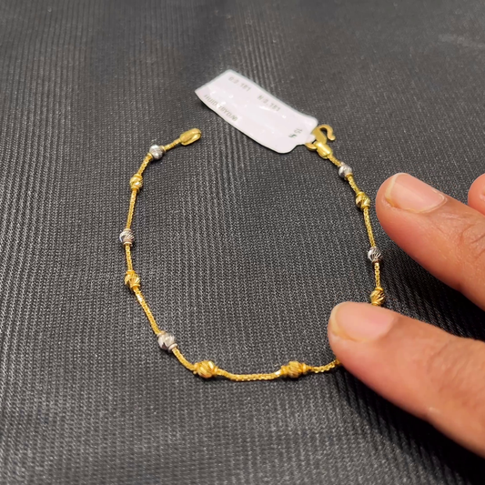 Anu Jewellers 3.181gms Bracelets 22K Yellow Gold